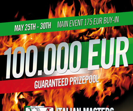 Italian Masters of Poker vom 26.05. bis 30.05. im King’s Casino – 100.000€ garantiert für nur 175€ Buy-In