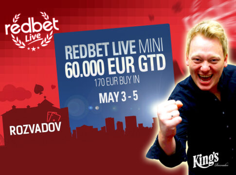 Die Redbet Live Turnierserie kehrt zurück ins King´s – Heute 19.00 Uhr Start des €60.000 Redbet Live Mini Events!