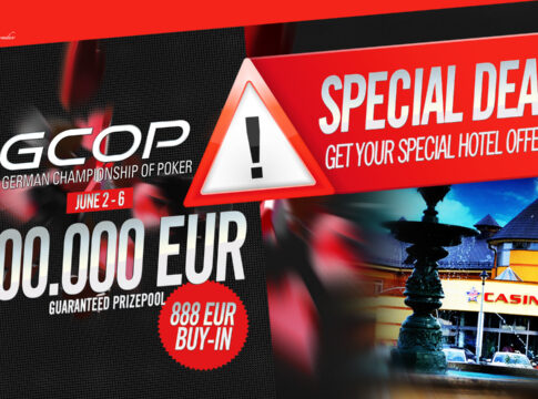 Special Hotel Deal zur GCOP im King´s – Spare bis zu 70% der Hotelkosten, schnell zuschlagen!