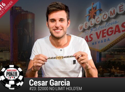 WSOP Event #23 – Cesar Garci holt das Bracelet für Spanien in der Verlängerung!