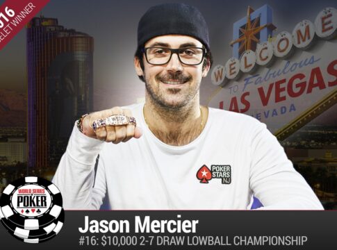 Jason Mercier holt sein viertes WSOP Bracelet beim $10k 2-7 Draw Lowball