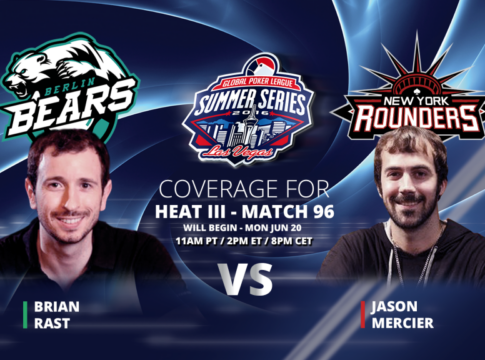 GPL Summer Series – Heute ab 20 Uhr Brian Rast gegen Jason Mercier