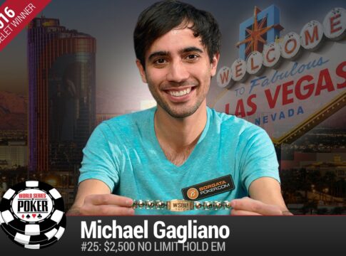 WSOP Event #25 – Michael Gagliano räumt $448.463 und sein erstes Bracelet ab!