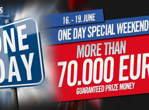 Special One Day Weekend vom 16.06.16 bis zum 19.06.16 im King’s Casino
