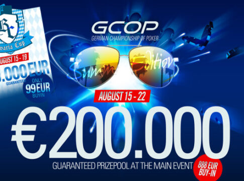 GCOP – Summer Edition vom 15.-22.8.2016 mit mehr als €300.000 garantiertem Preisgeld!