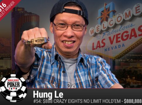 WSOP Event #54 – Hung Le gewinnt $888.888 beim Crazy Eights!