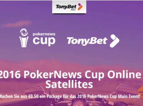 Für nur €0,50 bei TonyBet eines von 15 garantierten Package für den PokerNews Cup im King’s gewinnen!