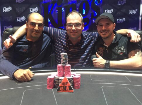 Drei strahlende Sieger beim Just Poker Main Event im King’s!