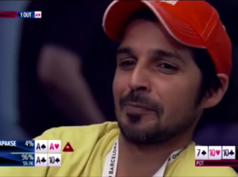 Zweimal Asse und raus – Der Unglücksrabe der EPT Barcelona
