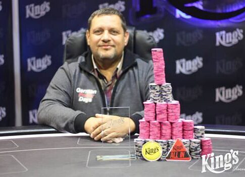 Michael Chmelicek räumt €19.246 beim King’s German Poker Days Main Event ab!