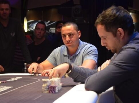 Fabio Sperling im Heads-Up beim Master Classics of Poker Main Event