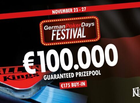 Ab Mittwoch stürmen die German Poker Days das King’s Rozvadov!