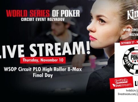 Ab 18:30 Uhr Livestream vom King’s WSOPC Pot Limit Omaha High Roller Event!