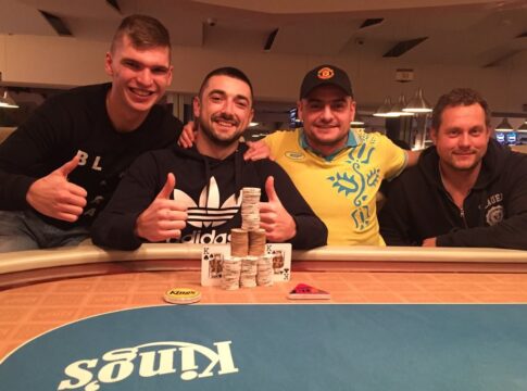 Vier Spieler teilen sich den Sieg beim King’s Big Stack am Mittwoch!