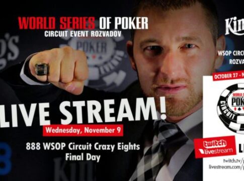 WSOPC – Live-Stream vom Final Table des Crazy Eights Events – Start 15.30 Uhr!