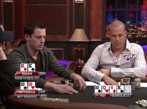 Fiese „Set over Set“ Situation zwischen Dwan und Antonius