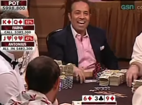 Eine Million Dollar Coinflip zwischen Sam Farha und Patrik Antonius