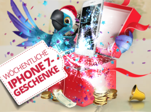 X-Mas mit gratis Freepins, iPhones und Home Cinema Paket – 20 Freispiele geschenkt ohne Einzahlung