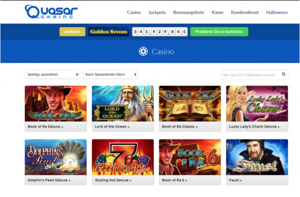 Quasar Gaming Slots