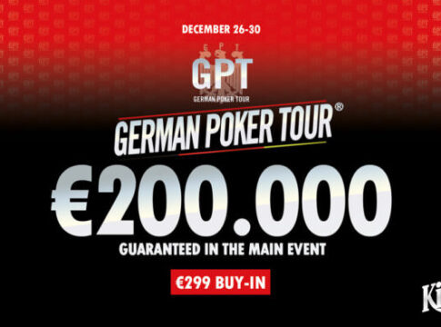 Die Weihnachtsedition der German Poker Tour mit €200k Main Event vom 25. – 30. Dezember im King´s