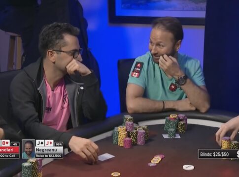 Völlig aussichtslos! – Esfandiari verliert $100.000-Pott gegen Negreanu