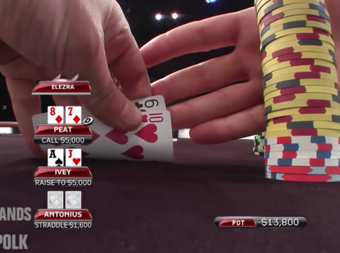 Kann Phil Ivey die bessere Hand bei David „Viffer“ Peat riechen?