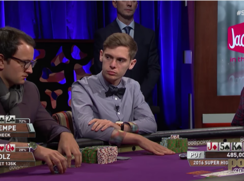 Super High Roller Bowl 2016 – Holz knackt Kempe´s Trips im deutschen Duell