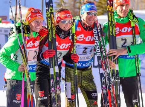Biathlon Weltmeisterschaft Mix – Staffel  –  Deutschland greift mit Bestbesetzung nach Gold
