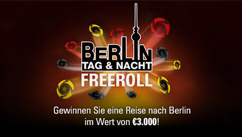 Gewinnt eine Reise nach Berlin im Wert von €3.000 im PokerStars.de Freeroll