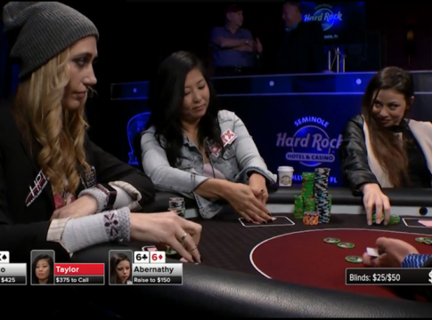 Poker Night in America 4/42 – Ladies Night – Ace Race!