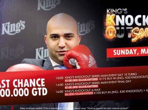 Last Chance beim King’s Knockout Series Main Event am Sonntag ab 10:00 Uhr- Großes Overlay?