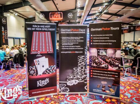 296 Entries an Tag 1A im Main Event der German Poker Days