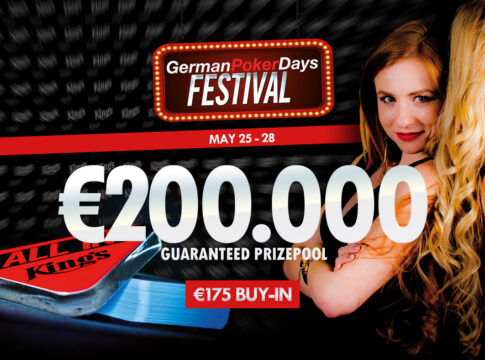 Ab Donnerstag kommen die German Poker Days zum nächsten Mega-Event ins King’s mit €200.000 GTD!