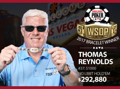 WSOP # 37 – Thomas Reynolds räumt $292.880 beim kleinen THNL Massenevent ab!