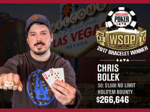 WSOP # 50 – Chris Bolek fängt Bryan Emory ab und gewinnt Gold im $1.5k Bounty