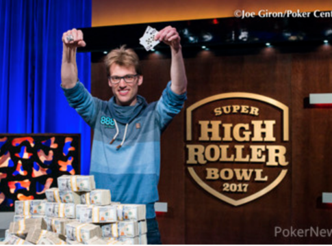 Christoph Vogelsang beerbt Rainer Kempe und gewinnt den Super High Roller Bowl 2017