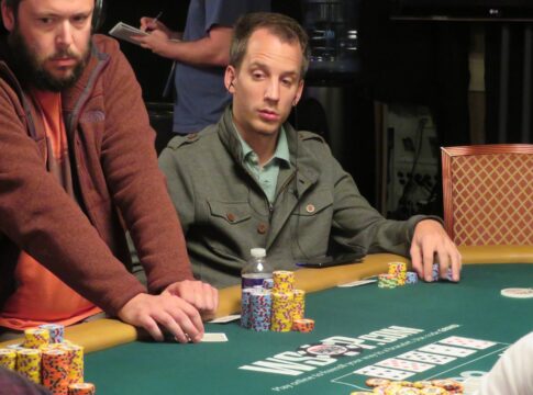 Alexander Freund beim WSOP $1.5k Seven Card Stud Event am Finaltisch
