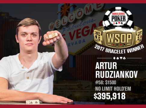 WSOP # 58 – Artur Rudziankov gewinnt das erste Bracelet für Tschechien in diesem Jahr beim $1.500 THNL!