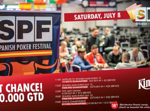 Ergebnisse der SPF Side Events – Samstag volle Poker Action im King’s!