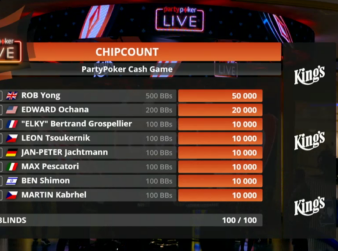 Replay vom partypoker High Stakes Cash Game aus dem King’s