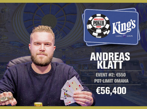Andreas Klatt holt im King’s das erste WSOPE Bracelet nach Deutschland beim €550 PLO 8-Max!