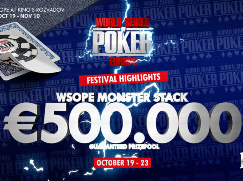 Donnerstag beginnt im King’s die WSOP Europe mit dem €500.000 GTD Monster Stack Bracelet Event!
