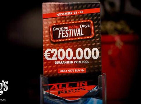 Ab 21:30 Uhr Livestream vom Finale des German Poker Days Festival Main Event aus dem King’s!