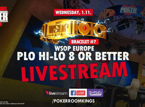 Ab 20:00Uhr Livestream vom Final Table des €1.650 WSOPE Pot Limit Omaha High/Low Bracelet Event!