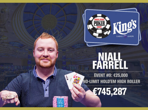 Niall Farrell holt sich das Bracelet im WSOPE €25k High Roller