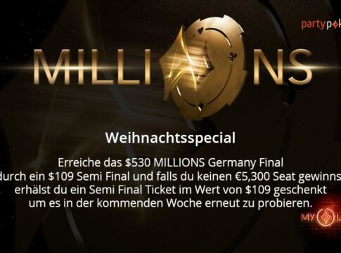 X-Mas-Special beim Satellite-Finale am 26. Dez für das partypoker MILLIONS Germany Main Event