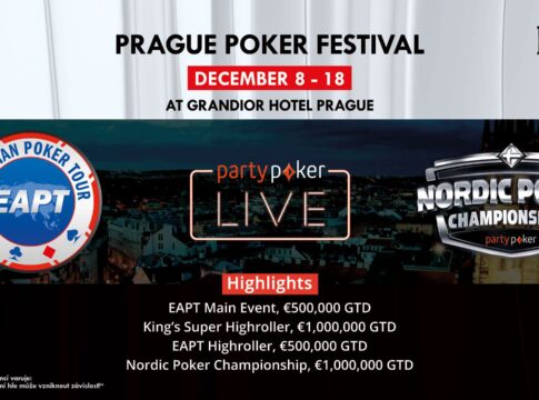 Freitag startet die partypoker EAPT in Prag mit €3.000.000 garantiert!