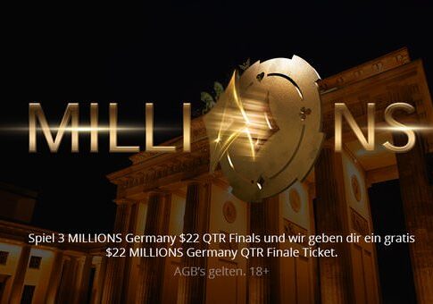 partypoker – Gratis Quarterfinals Tickets und Final Ticket für die MILLIONS Germany für Powerfest Sieger