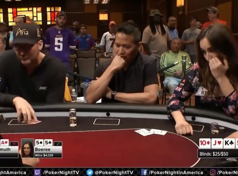 Hellmuth vs. Boeree  – Falle, Pott-Kontrolle oder einfach nur Pech?