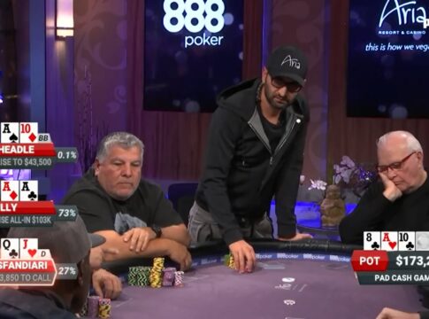 Doppelter Gutshot – Antonio Esfandiari und der $250.000-Pott